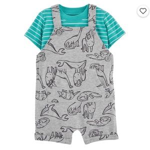 •NEW• Carters Overall Set